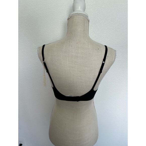 Aerie Smoothez Balconette Black Mesh Bra - 36B - Picture 4 of 4